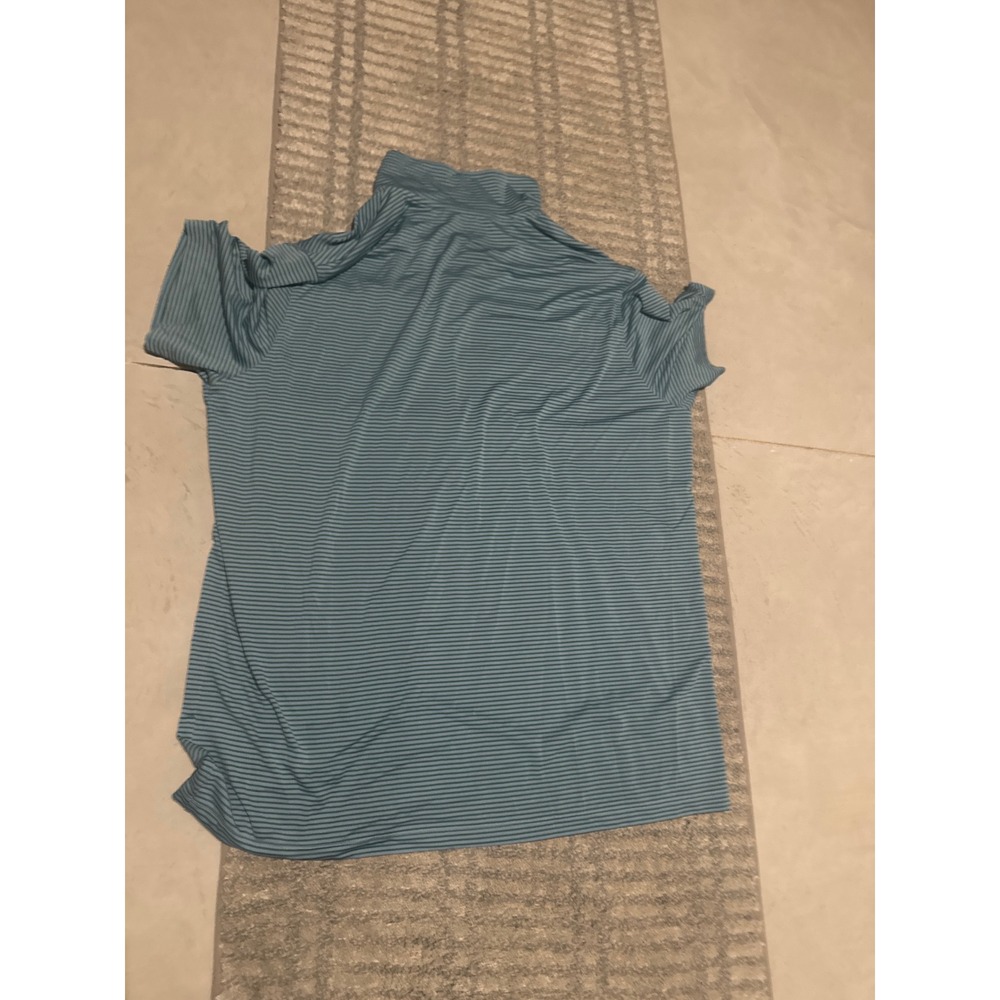 Nike Dri-FIT Striped Polo Shirt Mens XXL Blue Green Golf Top FZ5647-464 - Picture 4 of 5